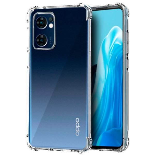 carcasa cool para oppo find x5 lite antishock transparente