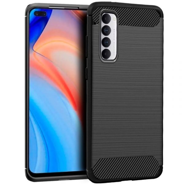 carcasa cool para oppo reno 4 pro carbon negro