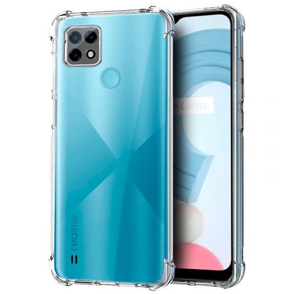 carcasa cool para realme c21 antishock transparente