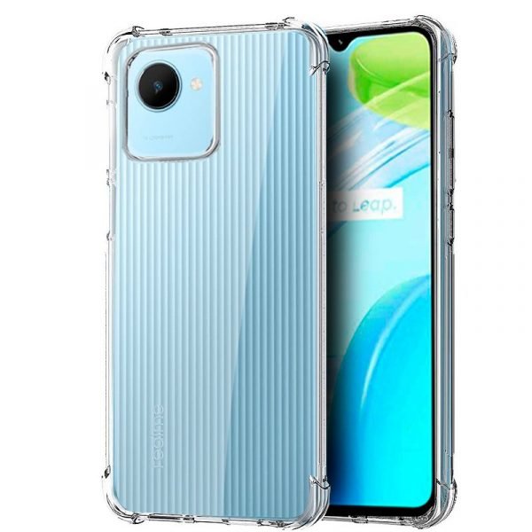 carcasa cool para realme c30 narzo 50i prime antishock transparente