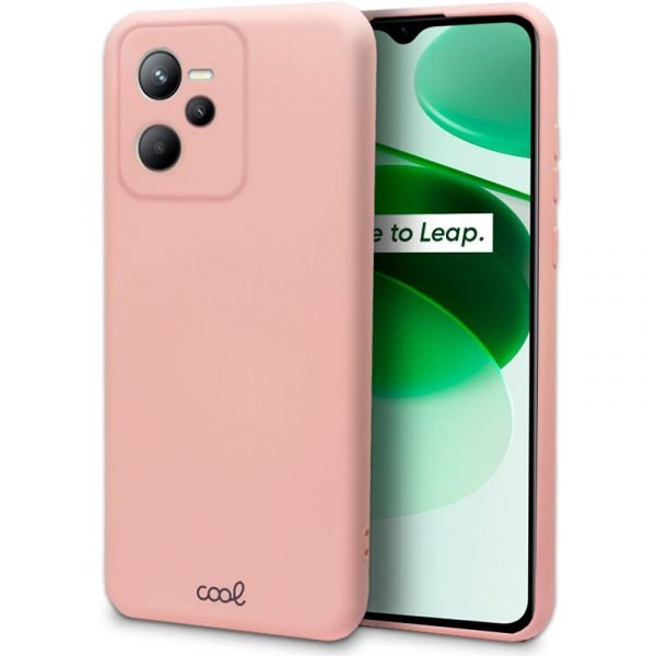 carcasa cool para realme c35 narzo 50a prime cover rosa