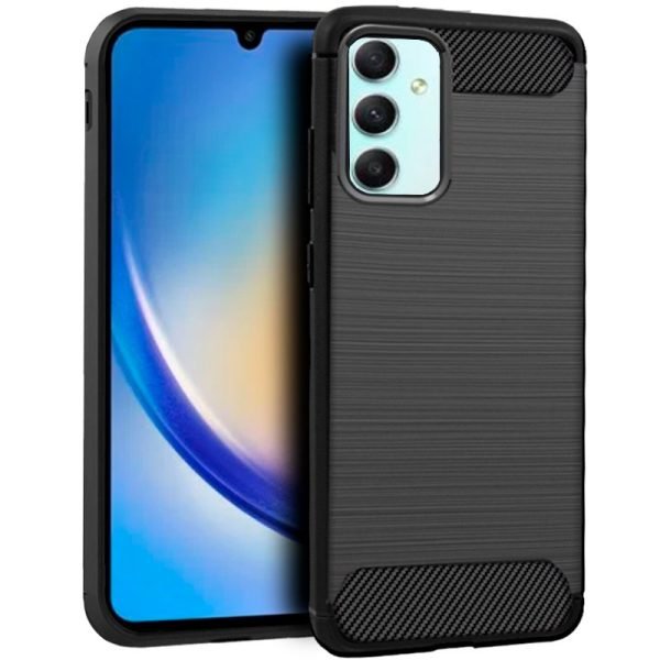 carcasa cool para samsung a346 galaxy a34 5g carbon negro