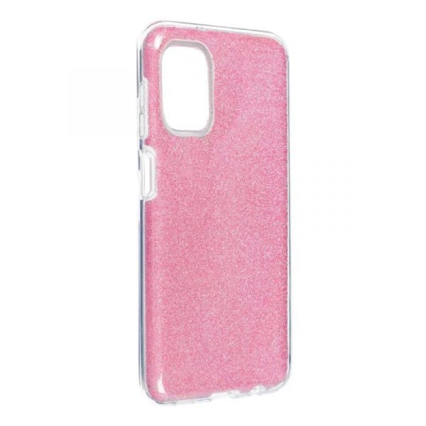 carcasa cool para samsung a536 galaxy a53 5g glitter rosa 2
