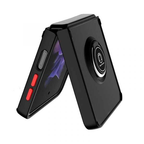 carcasa cool para samsung f711 galaxy z flip 3 hard anilla negro 2