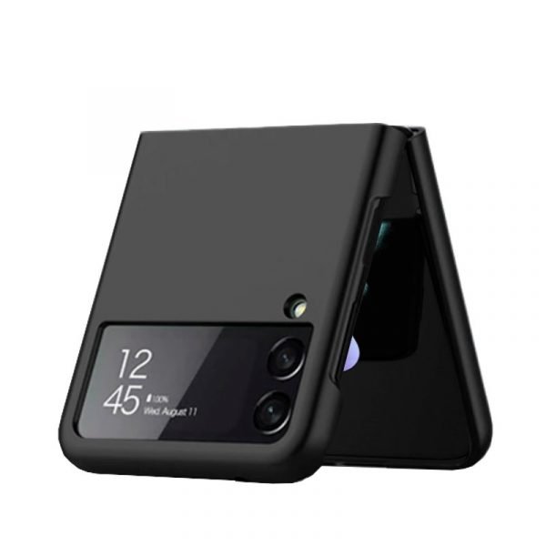 carcasa cool para samsung f721 galaxy z flip 4 cover plegable negro 2