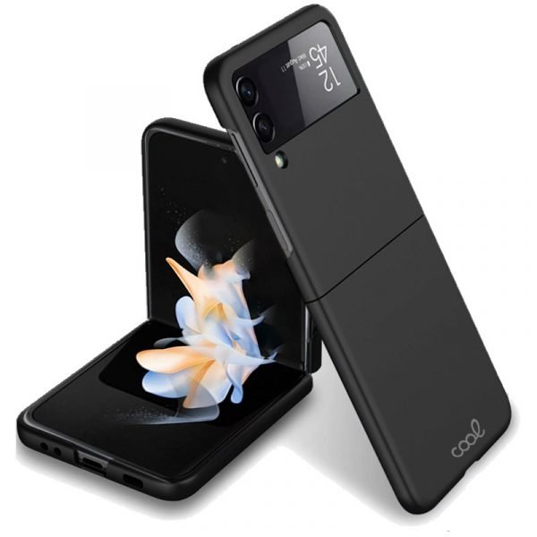 carcasa cool para samsung f721 galaxy z flip 4 cover plegable negro