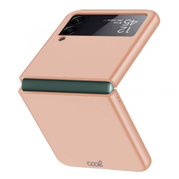 carcasa cool para samsung f721 galaxy z flip 4 cover plegable rosa 2