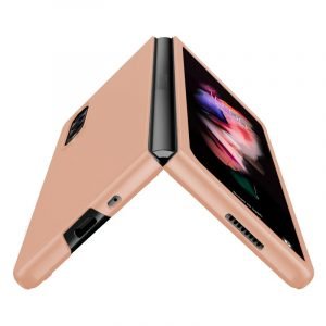 carcasa cool para samsung f926 galaxy z fold 3 cover plegable rosa 1