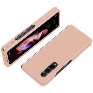 carcasa cool para samsung f926 galaxy z fold 3 cover plegable rosa 2
