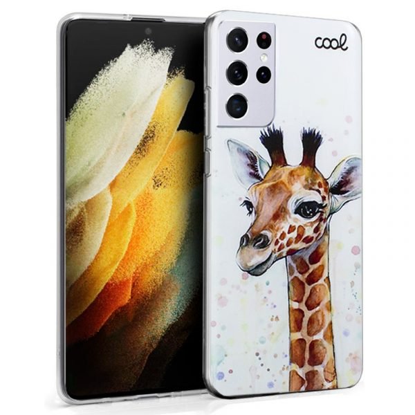 carcasa cool para samsung g998 galaxy s21 ultra dibujos jirafa