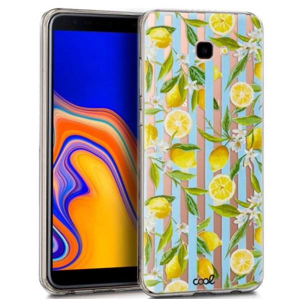 carcasa cool para samsung j415 galaxy j4 plus clear lemon