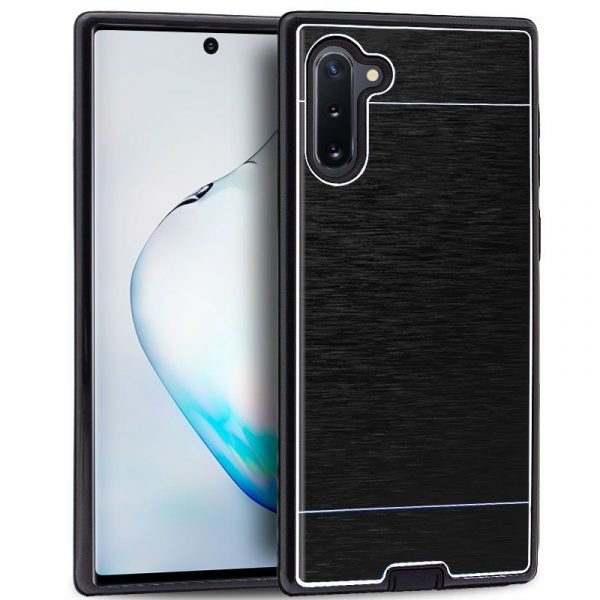 Carcasa para Samsung N970 Galaxy Note 10 Aluminio (Negro)