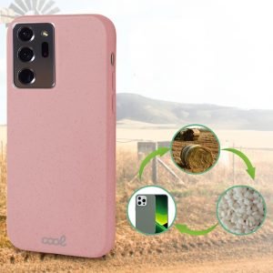 carcasa cool para samsung n985 galaxy note 20 ultra eco biodegradable rosa 2