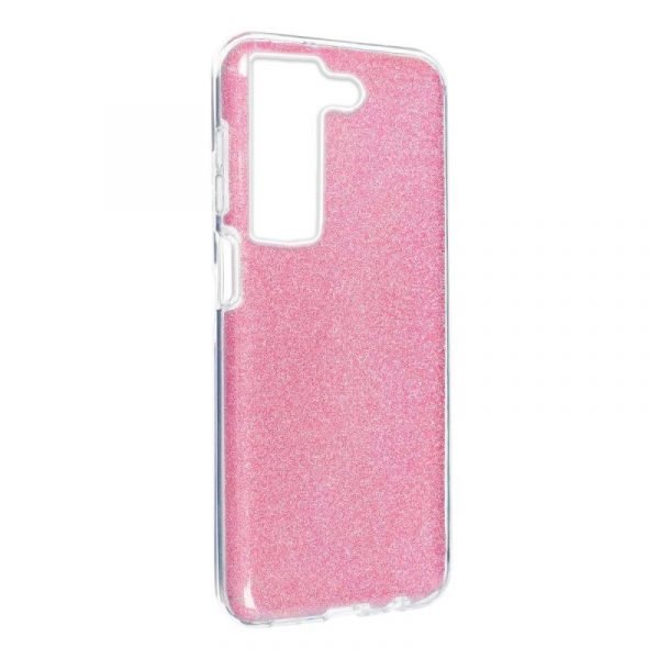 carcasa cool para samsung s901 galaxy s22 glitter rosa 2