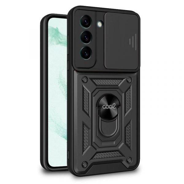 carcasa cool para samsung s906 galaxy s22 plus hard ring negro