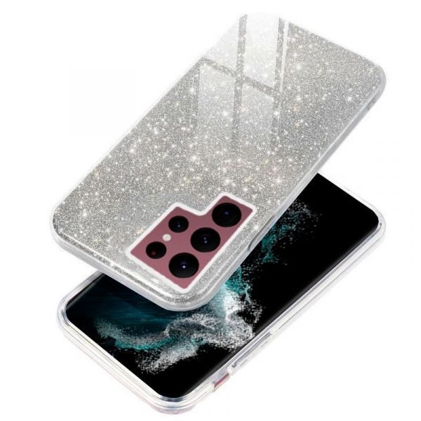 carcasa cool para samsung s908 galaxy s22 ultra glitter plata 1