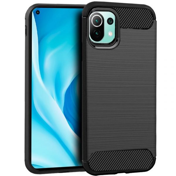 carcasa cool para xiaomi mi 11 lite mi 11 lite 5g carbon negro