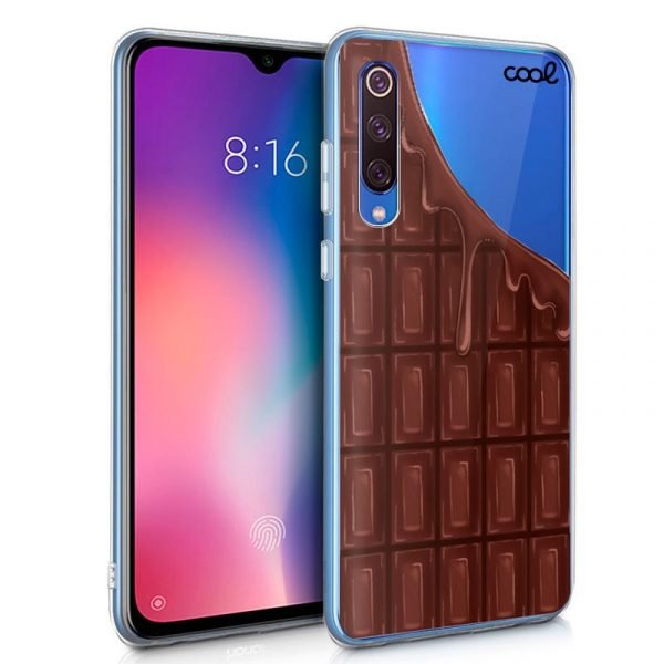 carcasa cool para xiaomi mi 9 se clear chocolate