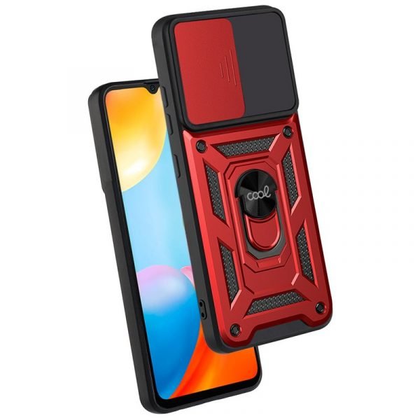 carcasa cool para xiaomi redmi 10c hard ring rojo 2