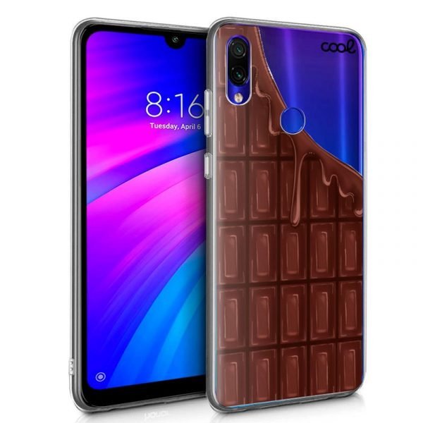 carcasa cool para xiaomi redmi 7 clear chocolate