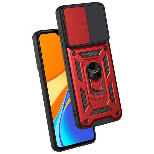 carcasa cool para xiaomi redmi 9c 10a hard ring rojo 2