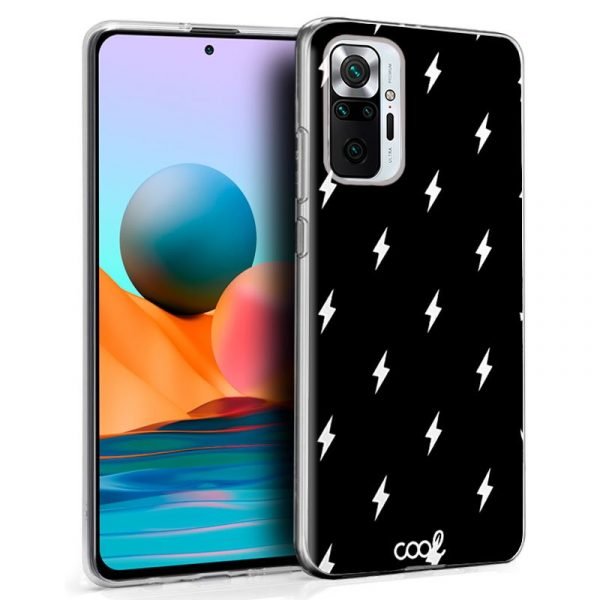 carcasa cool para xiaomi redmi note 10 pro dibujos rayos