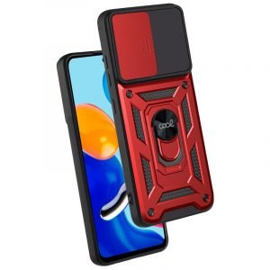 carcasa cool para xiaomi redmi note 11 note 11s hard ring rojo 1