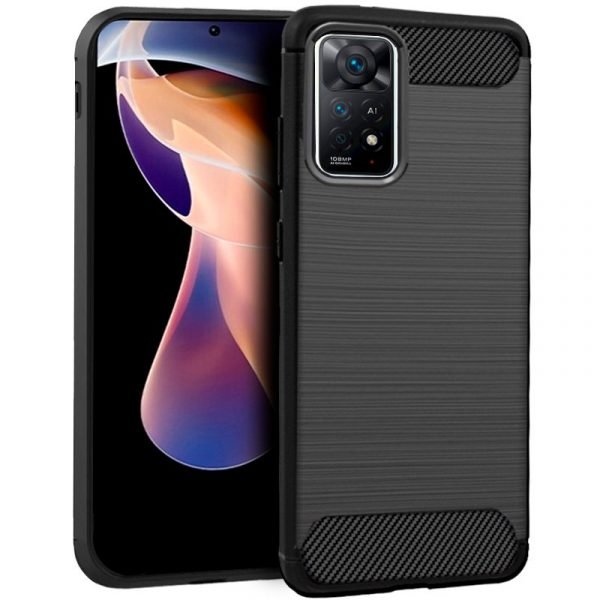 carcasa cool para xiaomi redmi note 11 pro note 11 pro 5g carbon negro