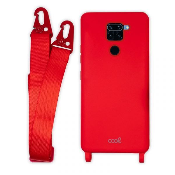 carcasa cool para xiaomi redmi note 9 cinta rojo