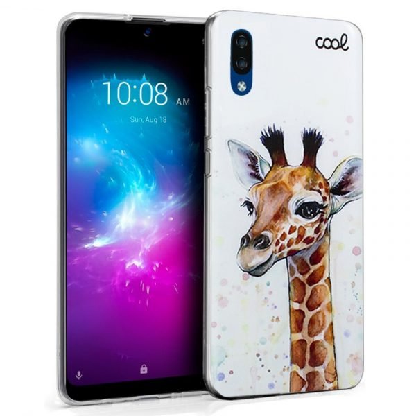 carcasa cool para zte blade a5 2020 dibujos jirafa