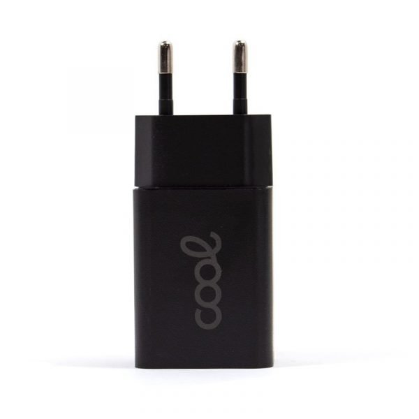cargador red universal entrada 1 x usb cool 21 amperios negro 2
