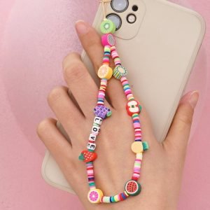 colgante cool universal smartphone pulsera strap love fruits 1