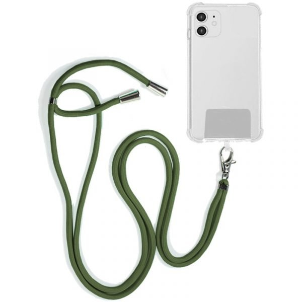 cordon colgante cool universal con tarjeta para smartphone verde