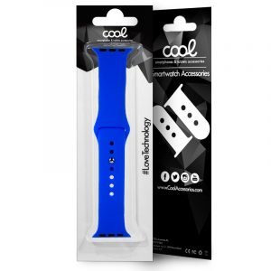 correa cool para apple watch series 1 2 3 4 5 6 7 se 38 40 41 mm goma azul 1 1