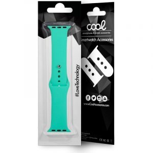 correa cool para apple watch series 1 2 3 4 5 6 7 se 38 40 41 mm goma mint 1