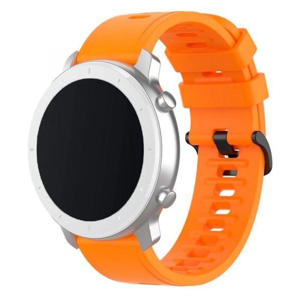 correa universal 22mm amazfit gtr stratos huawei samsung cool elite level goma naranja 1