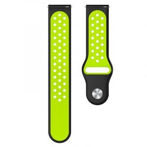 correa universal 22mm amazfit gtr stratos huawei samsung cool elite level goma negro verde 2