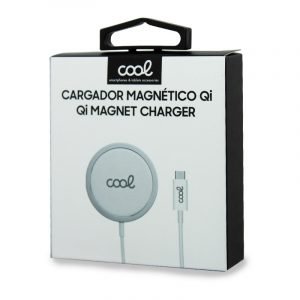 dock base cargador magnetico smartphones inalambrico qi cool blanco 2