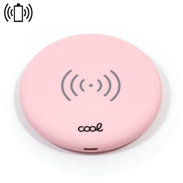 dock base cargador smartphones inalambrico qi cool universal rosa