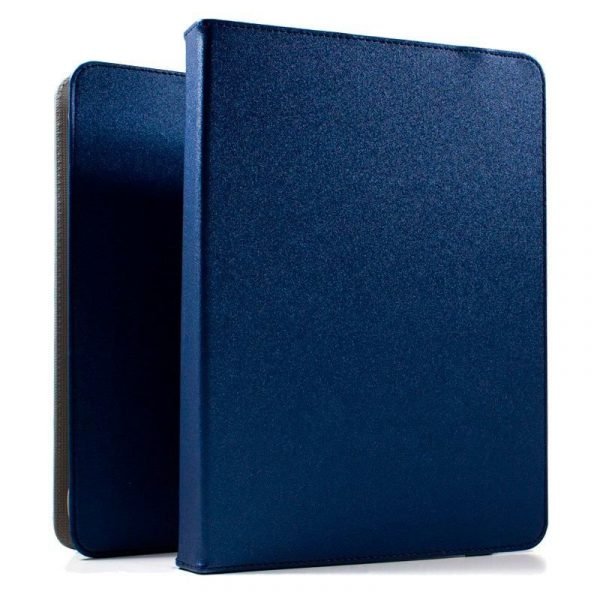 funda cool ebook tablet 7 pulg polipiel azul giratoria 1