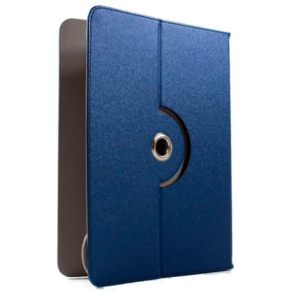 funda cool ebook tablet 9 pulg liso azul giratoria 1