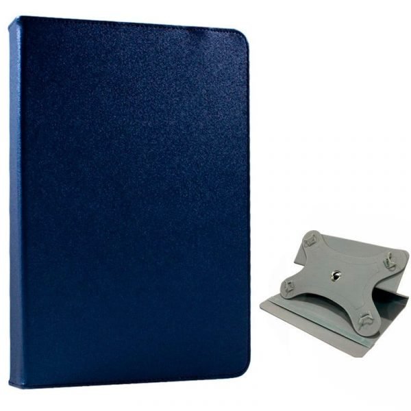 funda cool ebook tablet 9 pulg liso azul giratoria