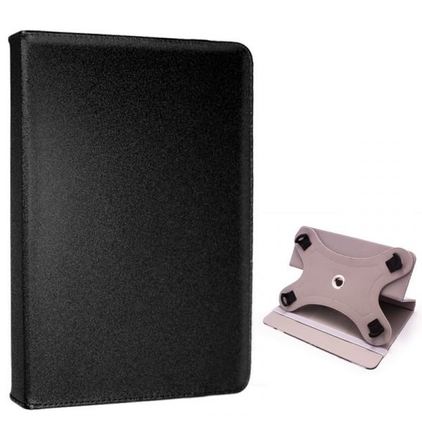 funda cool ebook tablet 9 pulg liso negro giratoria