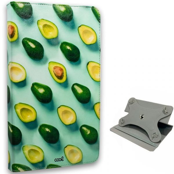 funda cool ebook tablet 97 103 pulg polipiel aguacates giratoria panoramica