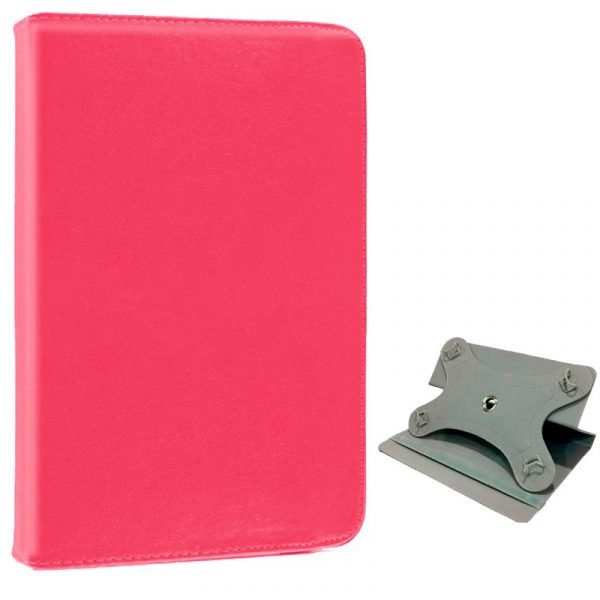 funda cool ebook tablet 97 105 pulgadas polipiel giratoria rosa