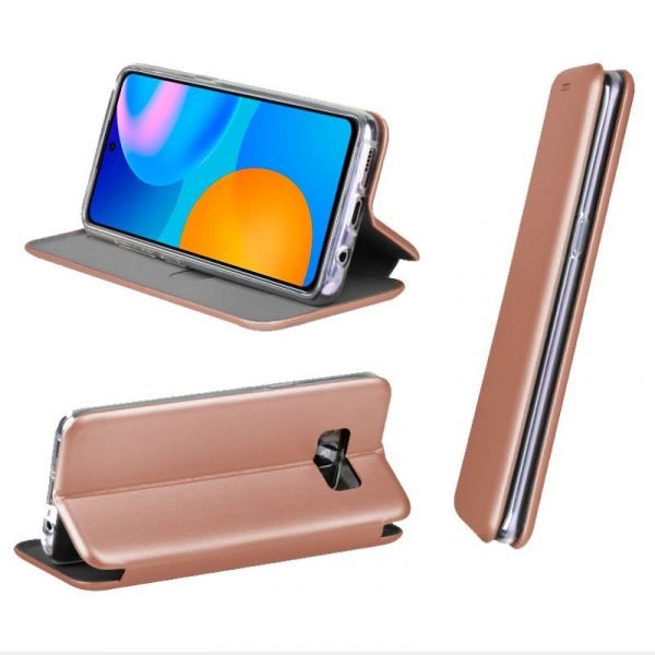 funda cool flip cover para huawei p smart 2021 elegance rose gold 1