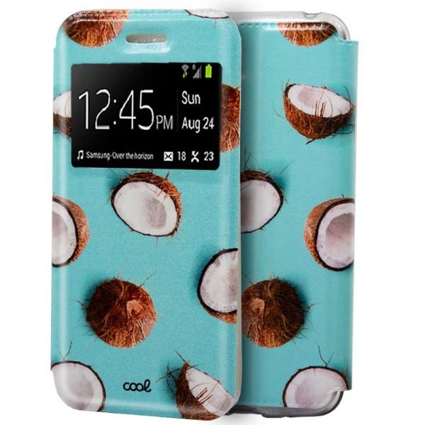 funda cool flip cover para huawei y5p dibujos cocos