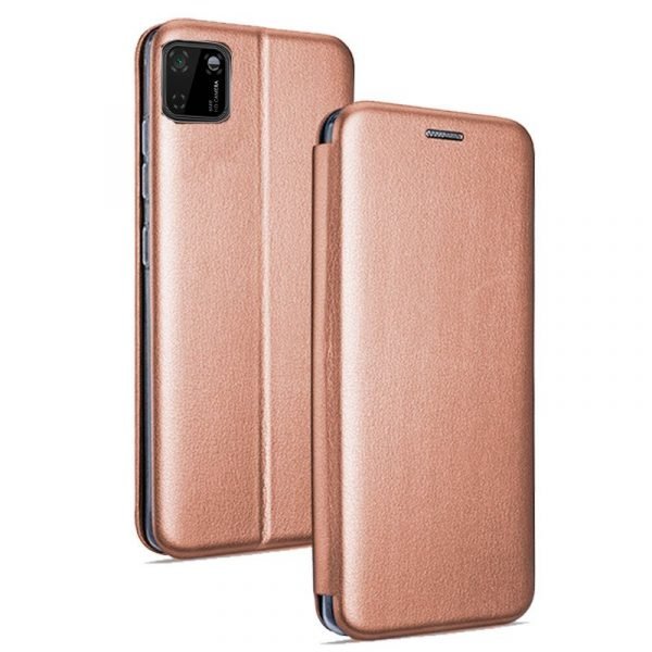 funda cool flip cover para huawei y5p elegance rose gold