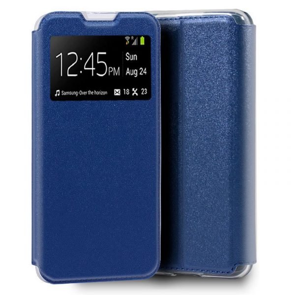 funda cool flip cover para huawei y5p liso azul