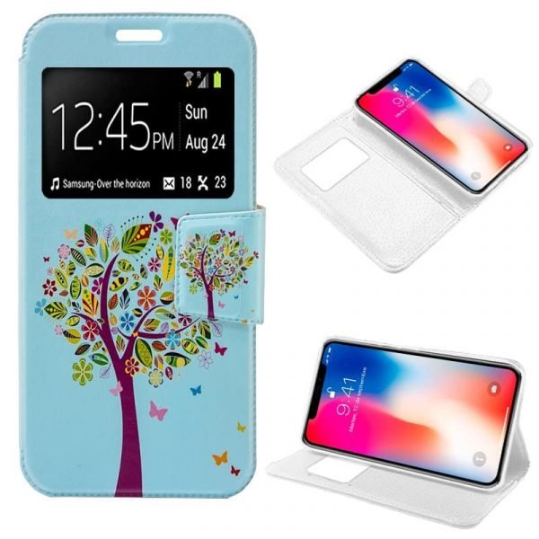 funda cool flip cover para iphone x iphone xs dibujos arbol